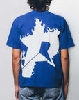 Pieces P Star Flame Tee Azure White