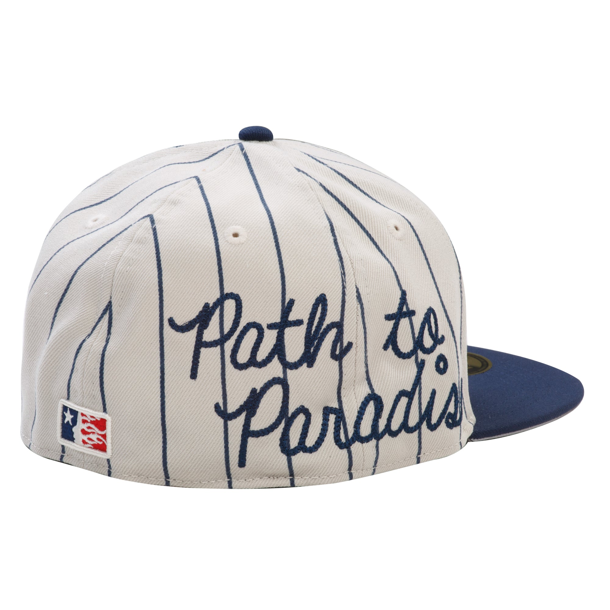 Hellstar Path to Paradise Baseball Fitted Grey Navy Pinstripe