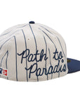 Hellstar Path to Paradise Baseball Fitted Grey Navy Pinstripe