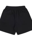 Balenciaga Paris Wide Leg Sweatshorts Black