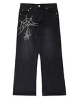 Boredom Kills Spider Pearl Denim Black