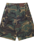 Pieces Back Pleat Shorts Dirty Camo