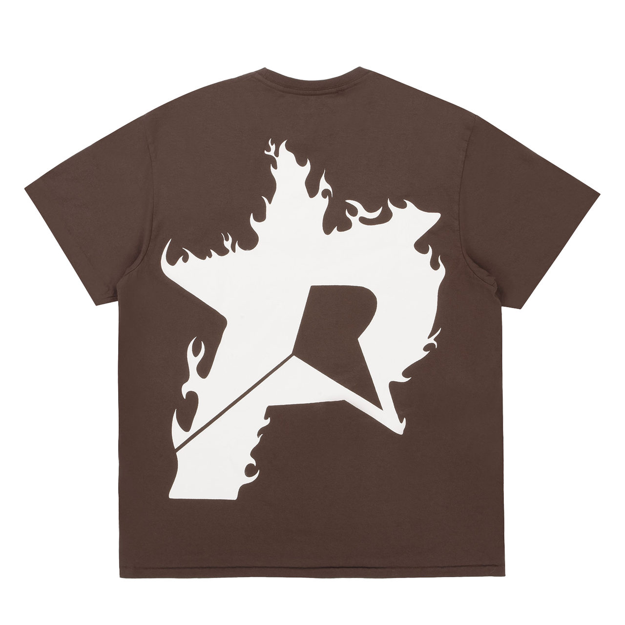 Pieces P Star Flames Tee Chocolate