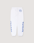 Chrome Hearts Horseshoe Logo Sweatpants White Blue