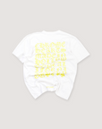 Chrome Hearts Made in Hollywood Tee White Yellow (Pre-Owned)