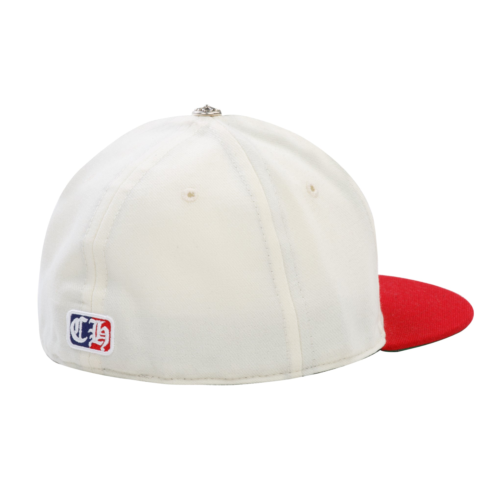 Chrome Hearts Love You Fitted Hat Cream Red
