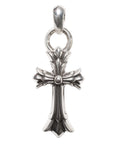 Chrome Hearts Large Double Cross With Bale Pendant Silver