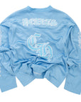 Chrome Hearts Sports Warm Up Jersey Light Blue (Pre-Owned)