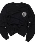 Chrome Hearts Los Angeles Horseshoe Floral Longsleeve Black (Pre-Owned)