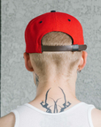 Pieces God vs Devil Baseball Cap Red Navy
