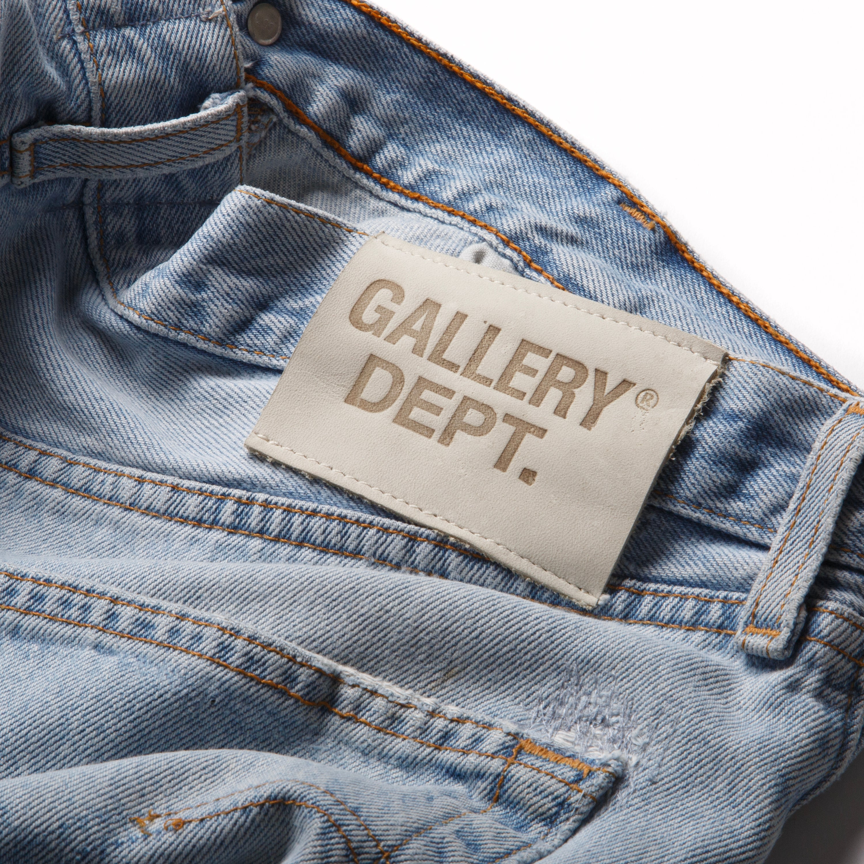 Gallery Dept. LA Flare Denim Light Indigo – PIECES Gallery Dept. LA Flare Denim Light Indigo – PIECES
