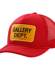 Gallery Dept. Souvenir Trucker Hat Red Gold