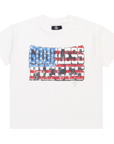 Pieces GBP Rhinestone Tee Off White
