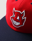 Pieces God vs Devil Baseball Cap Red Navy