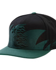 Hellstar Sharktooth Snapback Hat Black Green