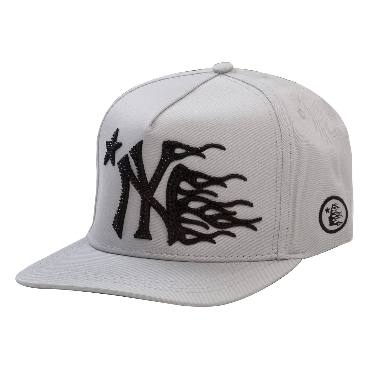 帽子 Hellstar cap / snapback size free HELLSTARhats_nylogogreyblack_1