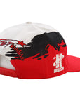 Hellstar Paintbrush Snapback Hat Red White