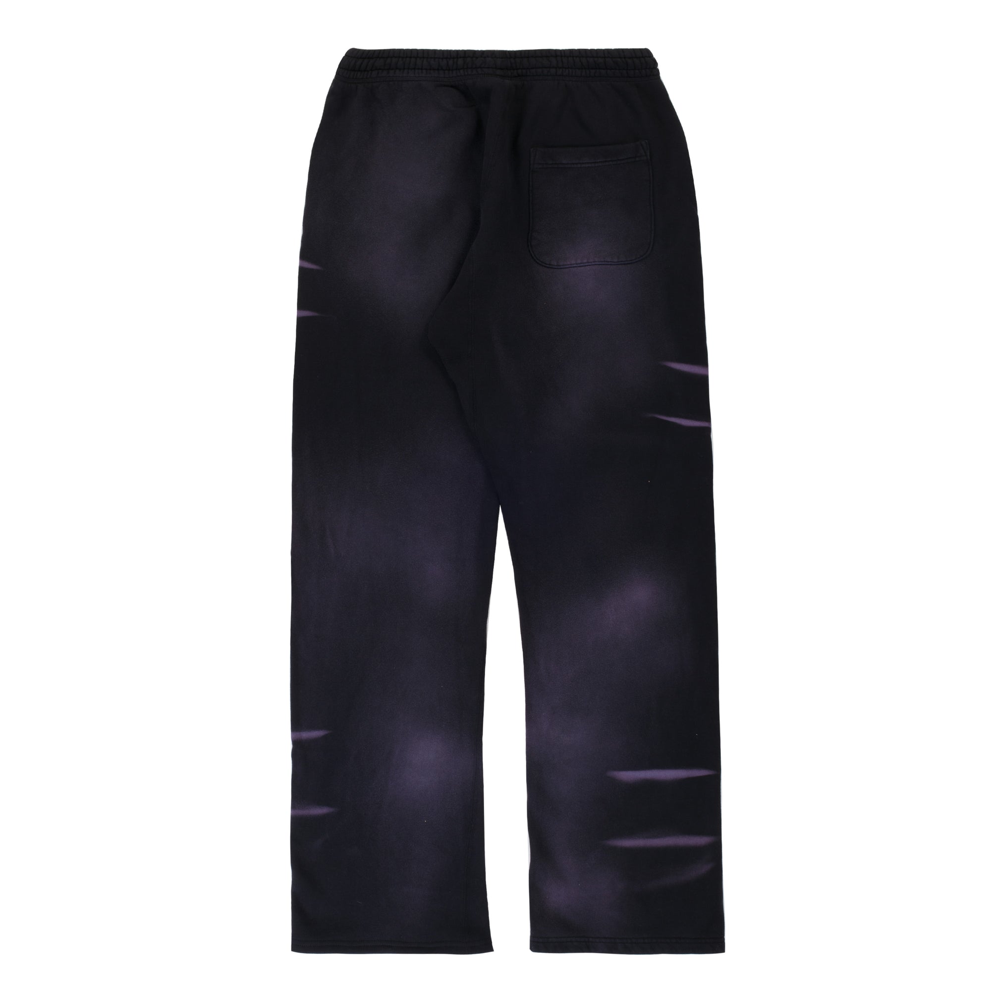 Hellstar Airbrushed Sweatpants (Open Leg) Washed Black