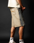 Pieces Harvey Split Carpenter Short Washed Indigo