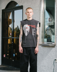 Pieces Influence Cut Off Vintage Black