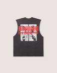 Pieces Influence Cut Off Vintage Black
