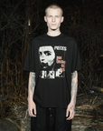 Pieces Inhumane Tee Vintage Black