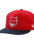 Pieces God vs Devil Baseball Cap Red Navy