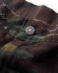 Pieces Back Pleat Shorts Dirty Camo