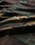 Pieces Back Pleat Shorts Dirty Camo