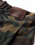 Pieces Back Pleat Shorts Dirty Camo