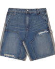 Pieces Harvey Split Carpenter Short Washed Indigo