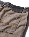 Pieces Harvey Split Carpenter Short Washed Indigo