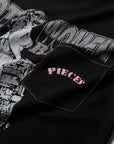 Pieces Fast Bikes Pocket Tee Vintage Black