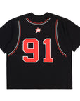 Pieces 91 Jersey Tee Black