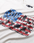 Pieces GBP Rhinestone Tee Off White