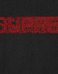 Supreme Swarovski Motion Logo Sweatshirt Black