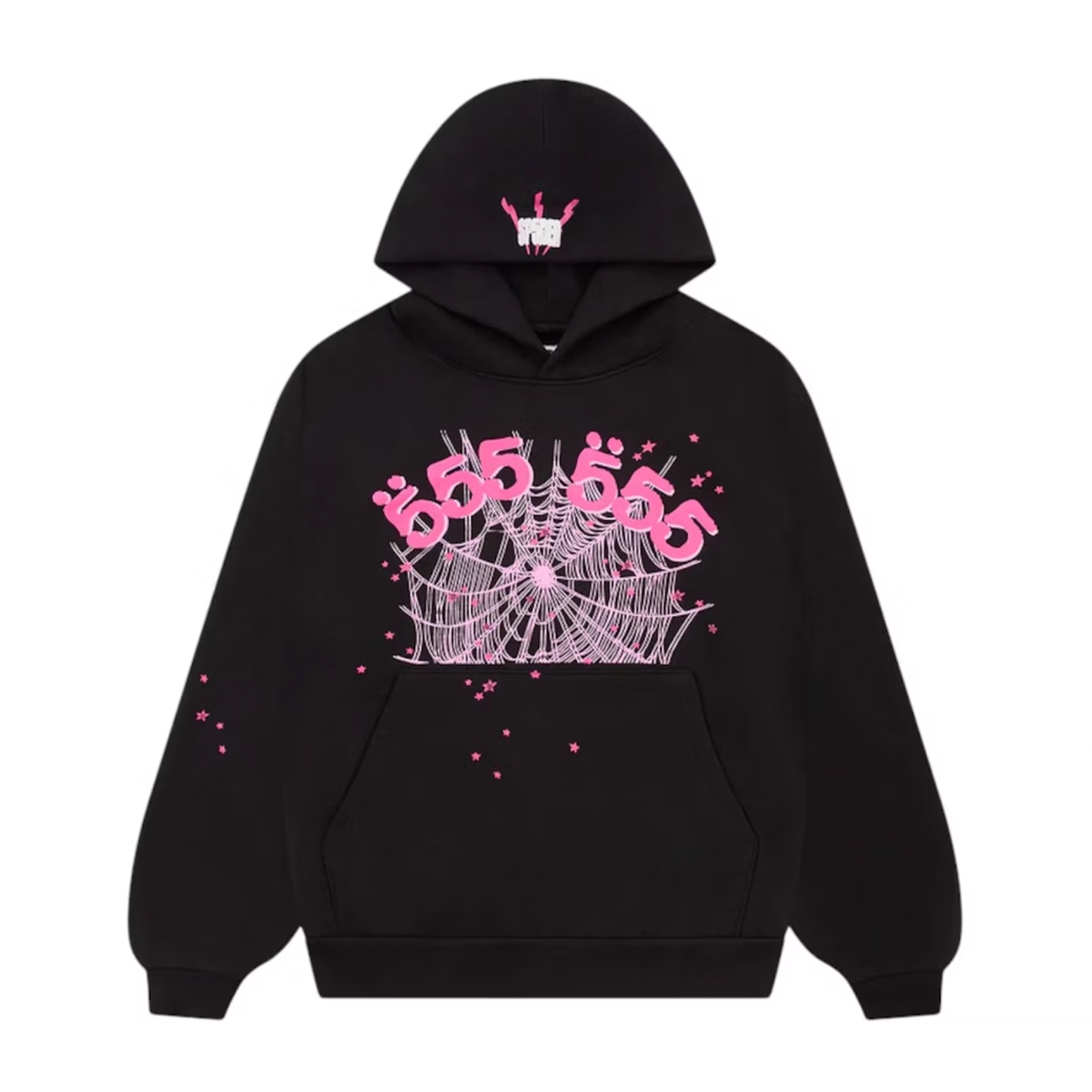 メンダー  Sp5der Worldwide Angel Number Sweatshirt Black Pink – PIECES