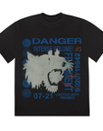 Travis Scott Danger Tee Vintage Black
