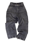 Balenciaga Japanese Pull Up Denim Extra Large Pants Black (Pre-Owned)
