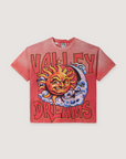 Vale Forever Thrashed Sun Tee Vintage Red