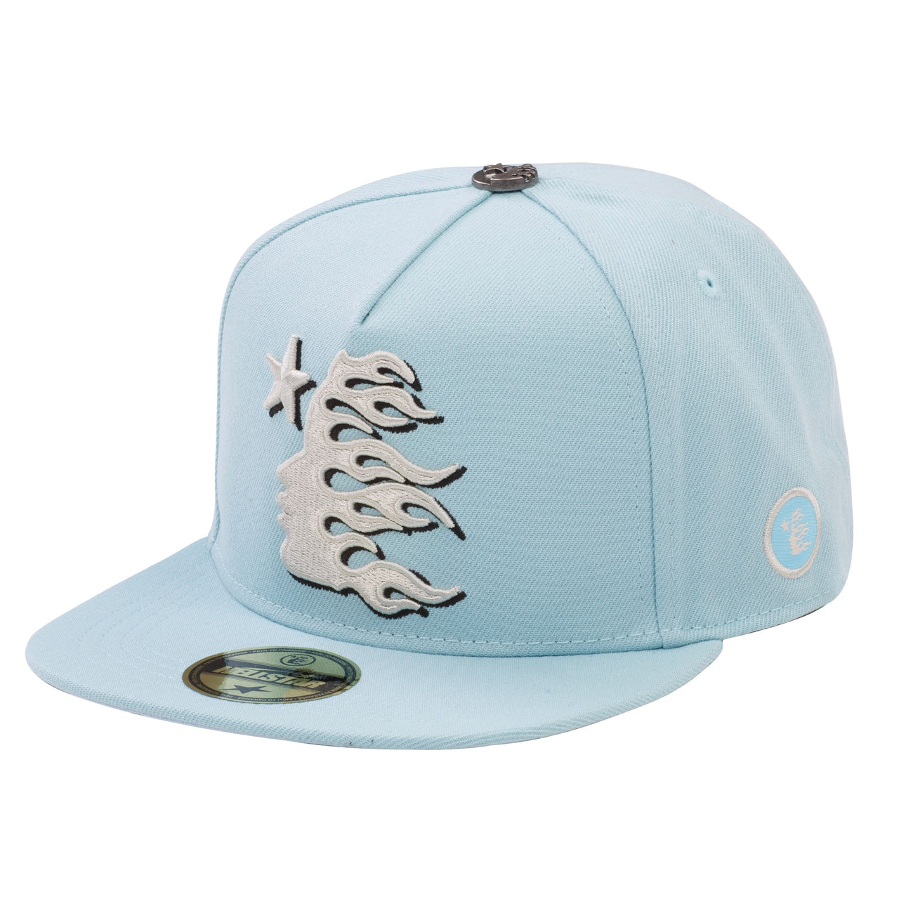 Hellstar Fitted Hat Baby Blue
