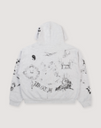 Basketcase Gallery Sailor Zip Up Sweatshirt Heather Grey