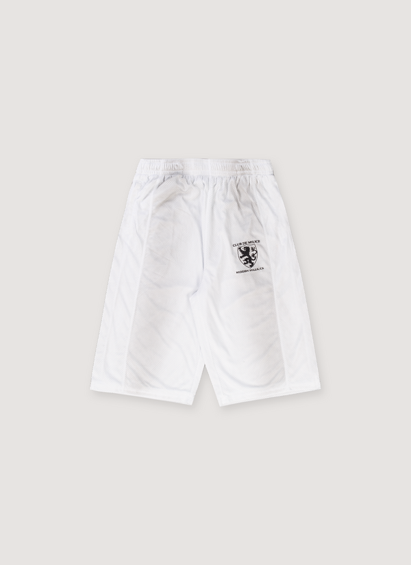 Awaited Militia Club Mesh 3/4 Shorts White Club 3/4 Mesh Shorts White - Authenticated Shorts | Pieces Los Angeles