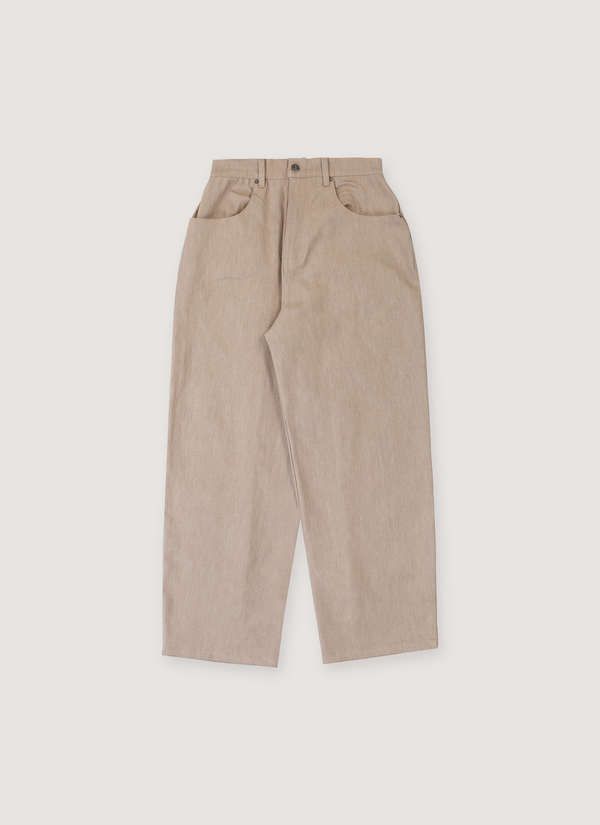 Pieces Back Pleated Trousers Dust Back Pleated Trousers Dust - Authenticated Trousers | Pieces Los Angeles