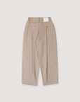 Pieces Back Pleated Trousers Dust
