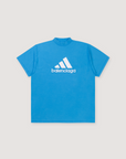 Balenciaga Adidas Oversized Logo Tee Blue
