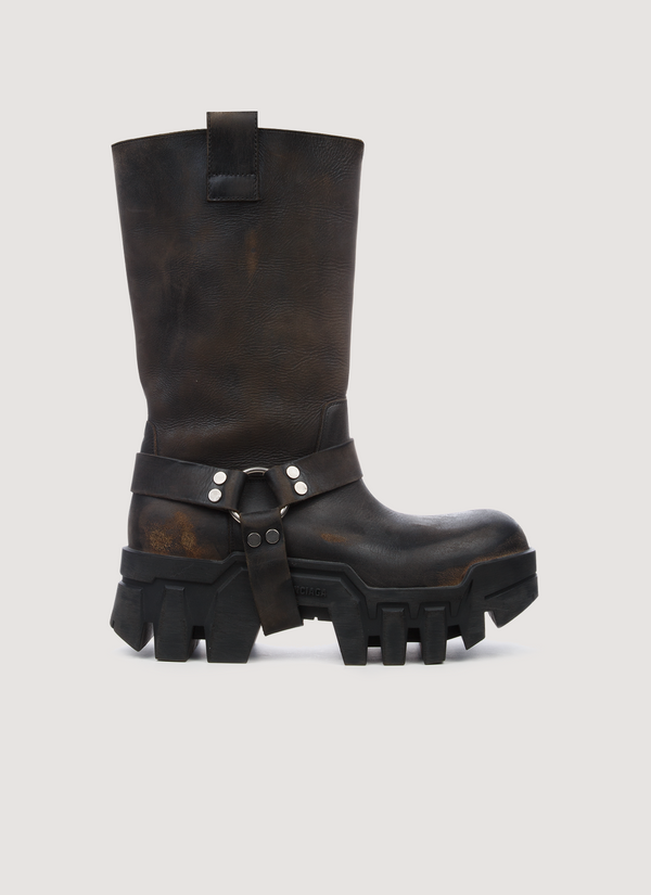 Balenciaga Chunky Midcalf Bulldozer Boot Brown (Pre-Owned) Chunky Midcalf Bulldozer Boot Brown (Pre-Owned) - Authenticated Boots | Pieces Los Angeles