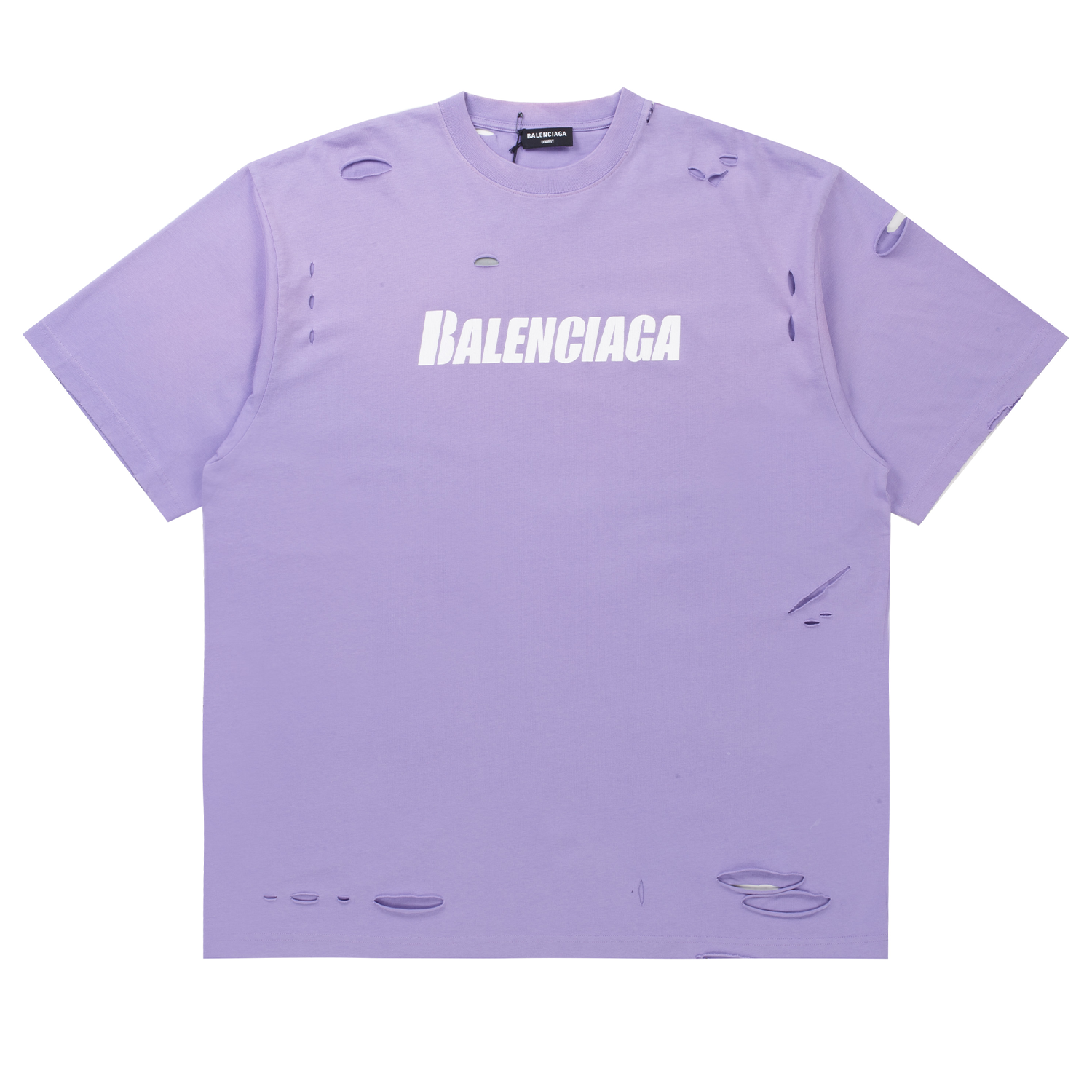 ◆BALENCIAGA 21SS 最新作◆CAPS DESTROYED Tシャツ◆ Balenciaga Caps Destroyed Tee Purple – PIECES
