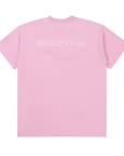 Balenciaga Turn Embroidered Logo Tee Pink