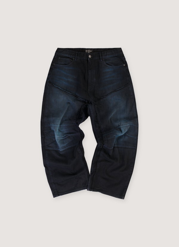Balenciage Overdyed Double Knee Pants Washed Indigo (Pre-Owned) Overdyed Double Knee Pants Washed Indigo (Pre-Owned) - Authenticated Jeans | Pieces Los Angeles